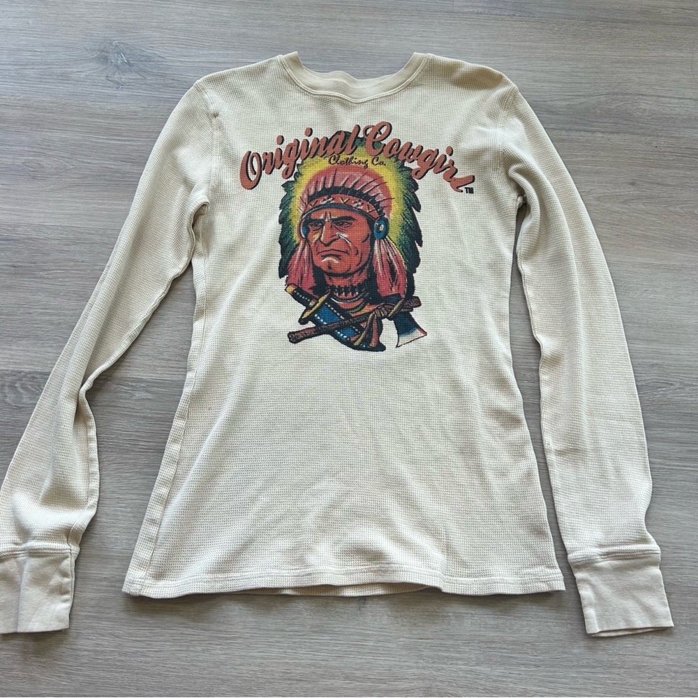 Original Cowgirl Clothing Co. Waffle Knit Long Sleeve